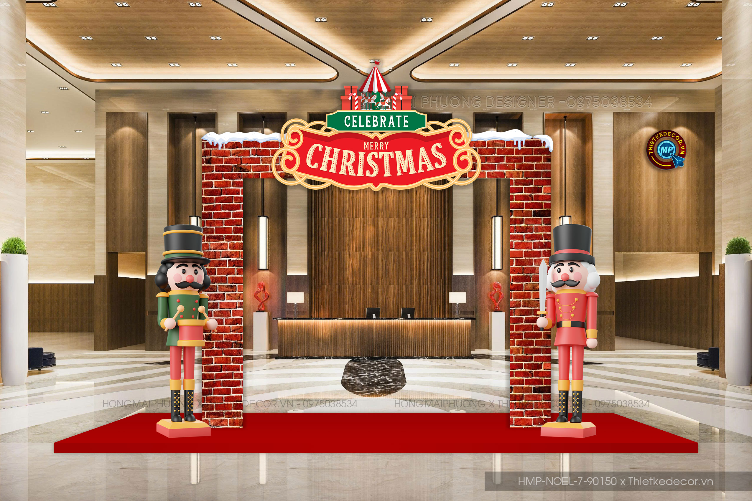 File thiết kế trang trí Giáng sinh Noel Merry Chrismas, checkin trường học, TTTM, chung cư, nhà hàng, khách sạn, quán cà phê...